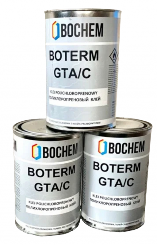 BOСHEM Клей высокотемпературный полихлоропреновый BOTERM GTA/C, 0.8 кг / 1 л.