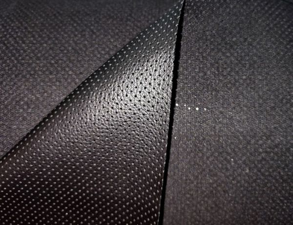 Автомобильная экокожа Maestro, черная перфорированная, ширина 140см, на тканой основе, цена за 1 м.п.