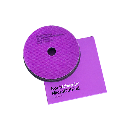 Koch-Chemie Антиголограмный мягкий финишный полировальный круг Micro Cut Pad, Ø 125 мм, фиолетовый