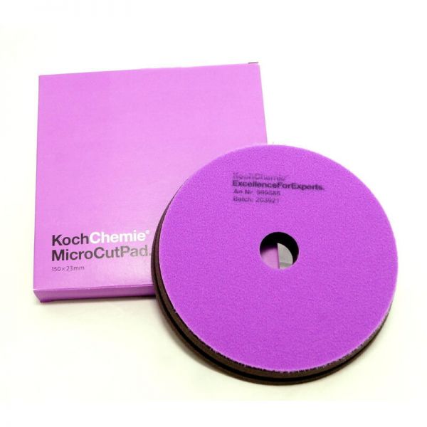 Koch-Chemie Антиголограмный мягкий финишный полировальный круг Micro Cut Pad, Ø 150 мм, фиолетовый