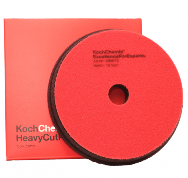 Koch-Chemie Полировальный твердый круг Heavy Cut Pad, Ø 150 мм, красный