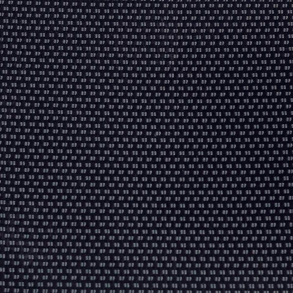 Автомобильная ткань для сидений износостойкая, черная +белые точки, ширина 150см, цена за 1 м.п.